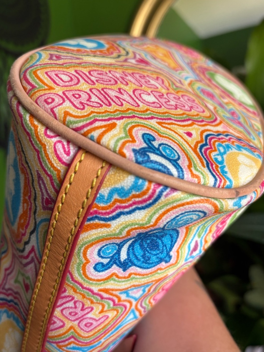 Limited Edition Dooney & Bourke Multicolor Disney Princess Canvas Shoulder Bag - Picture 9 of 14